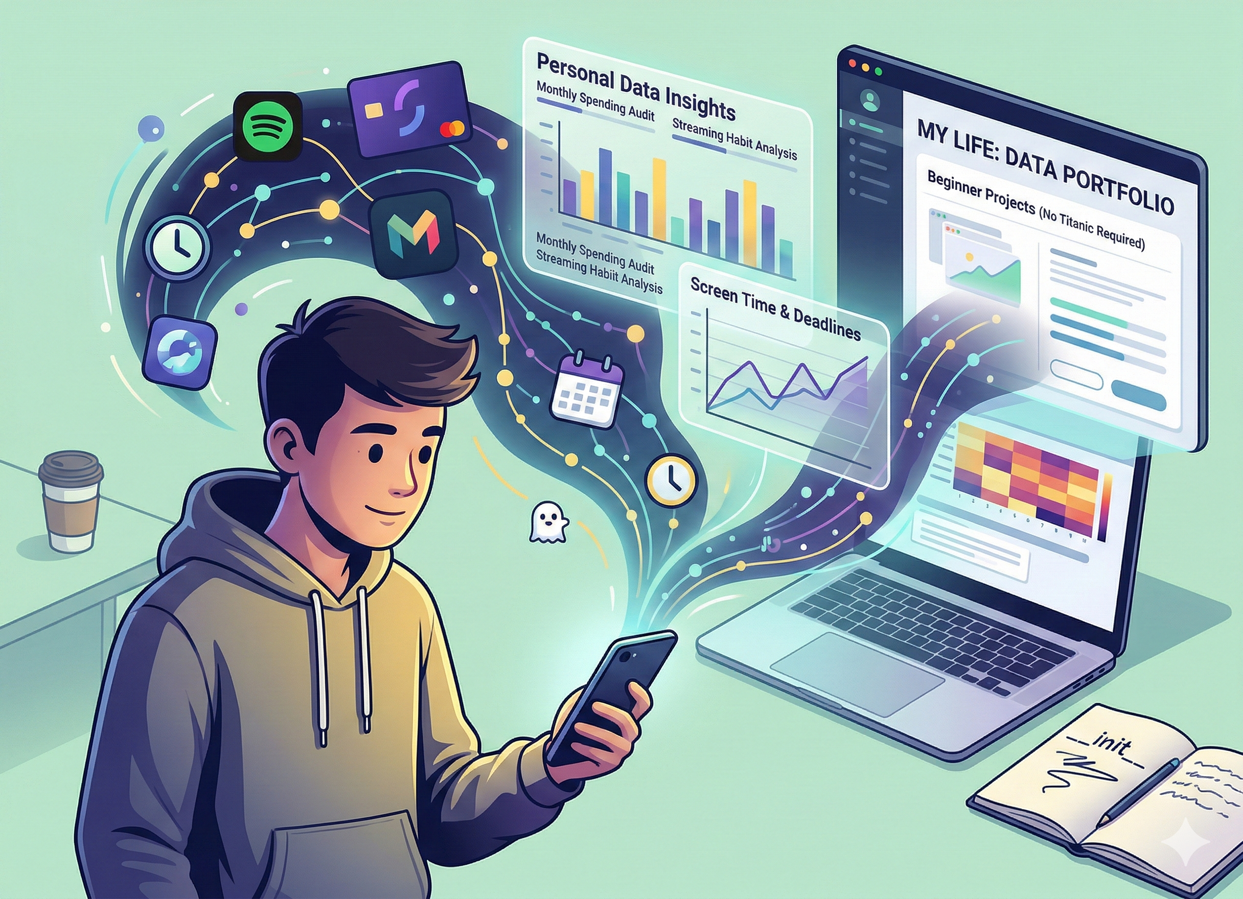 Why Your Best Beginner Data Projects Are Already in Your Pocket